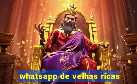 whatsapp de velhas ricas